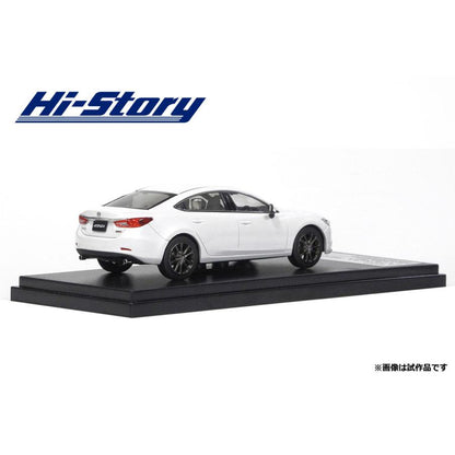 [ Back-order ] Hi-Story HS137WH 1:43 MAZDA ATENZA SEDAN 2016 Snowflake White Pearl Mica Diecast model car