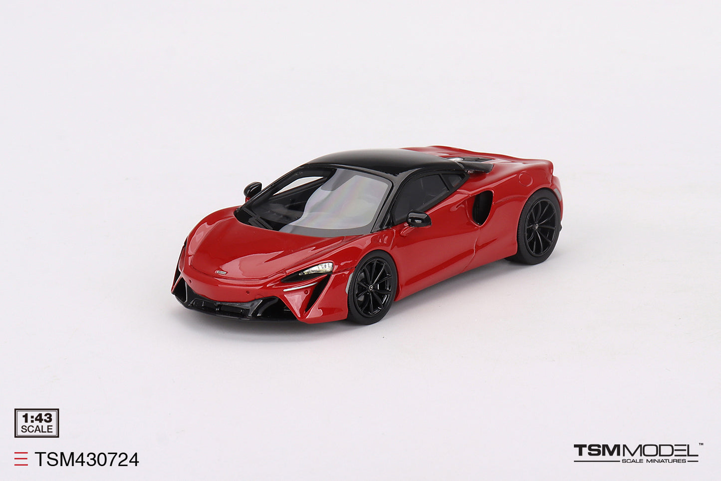 [ Back-order ] TSM TSM430724 1:43 McLaren Artura Vermilion Red model car