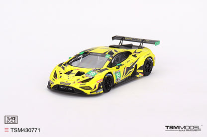 [ Back-order ] TSM TSM430771 1:43 Lamborghini Huracan GT3 EVO2 IMSA Daytona 2023 #19 Iron Lynx model car
