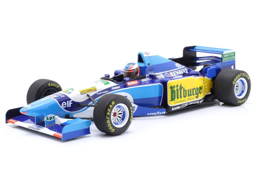 [ Back-order ] MINICHAMPS 510952901 1:18 Benetton B195 M Schumacher Belgian GP 1995 Winner model car
