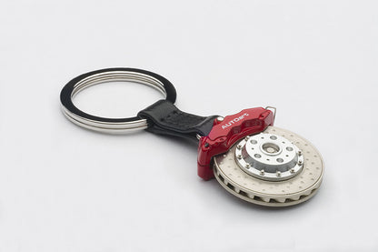 [Back-order] AUTOart 40091 Brake Disc Key Chain (6-POT/Red Caliper)