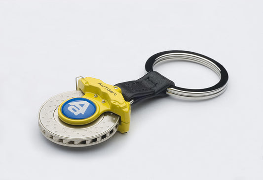 [Back-order] AUTOart 40092 Brake Disc Key Chain (6-POT/Yellow Caliper)