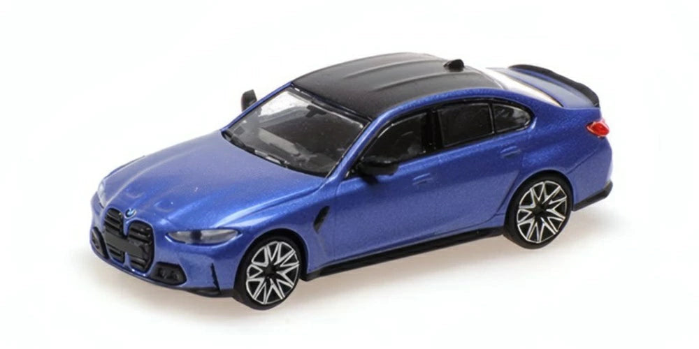 [ Back-order ] MINICHAMPS 870023201 1:87 BMW M3 2020 Blue Metallic model car
