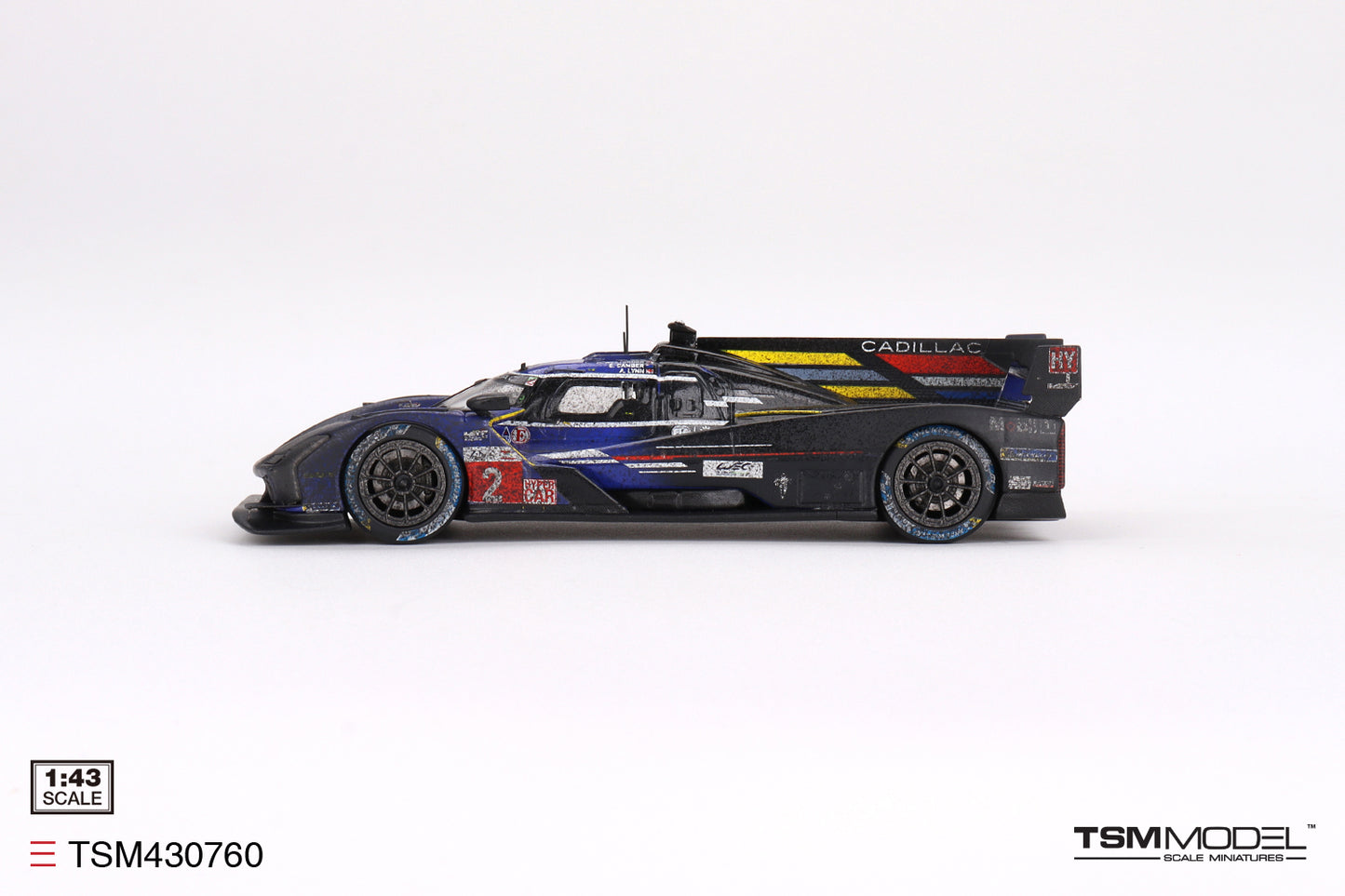 [ Back-order ] TSM TSM430760 1:43 Cadillac V-Series R Le Mans 24 Hours 2023 #2 model car