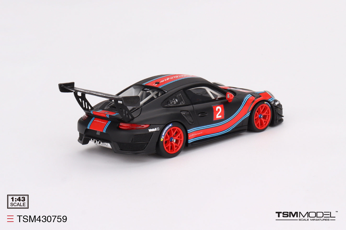 [ Back-order ] TSM TSM430759 1:43 Porsche 911 GT2 RS Clubsport Presentation model car