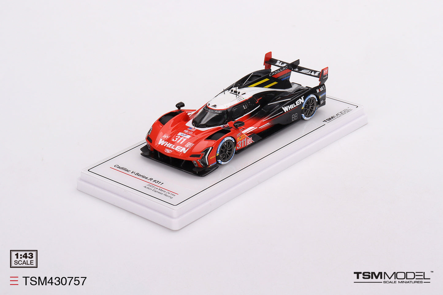 [ Back-order ] TSM TSM430757 1:43 Cadillac V Series R Le Mans 24 Hours 2023 #311 model car