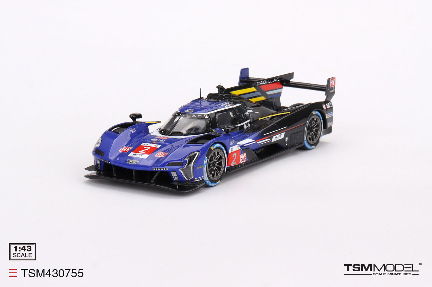 [ Back-order ] TSM TSM430755 1:43 Cadillac V-Series R Le Mans 24 Hours 2023 #2 Cadillac Racing model car