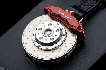 [Back-order] AUTOart 40091 Brake Disc Key Chain (6-POT/Red Caliper)