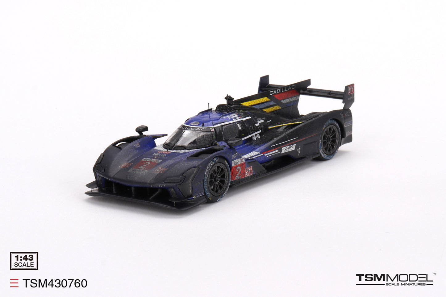 [ Back-order ] TSM TSM430760 1:43 Cadillac V-Series R Le Mans 24 Hours 2023 #2 model car