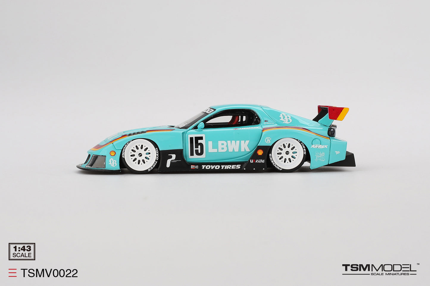 [ Back-order ] TSM TSMV0022 1:43 Mazda RX-7 LB-Super Silhouette LBWK model car
