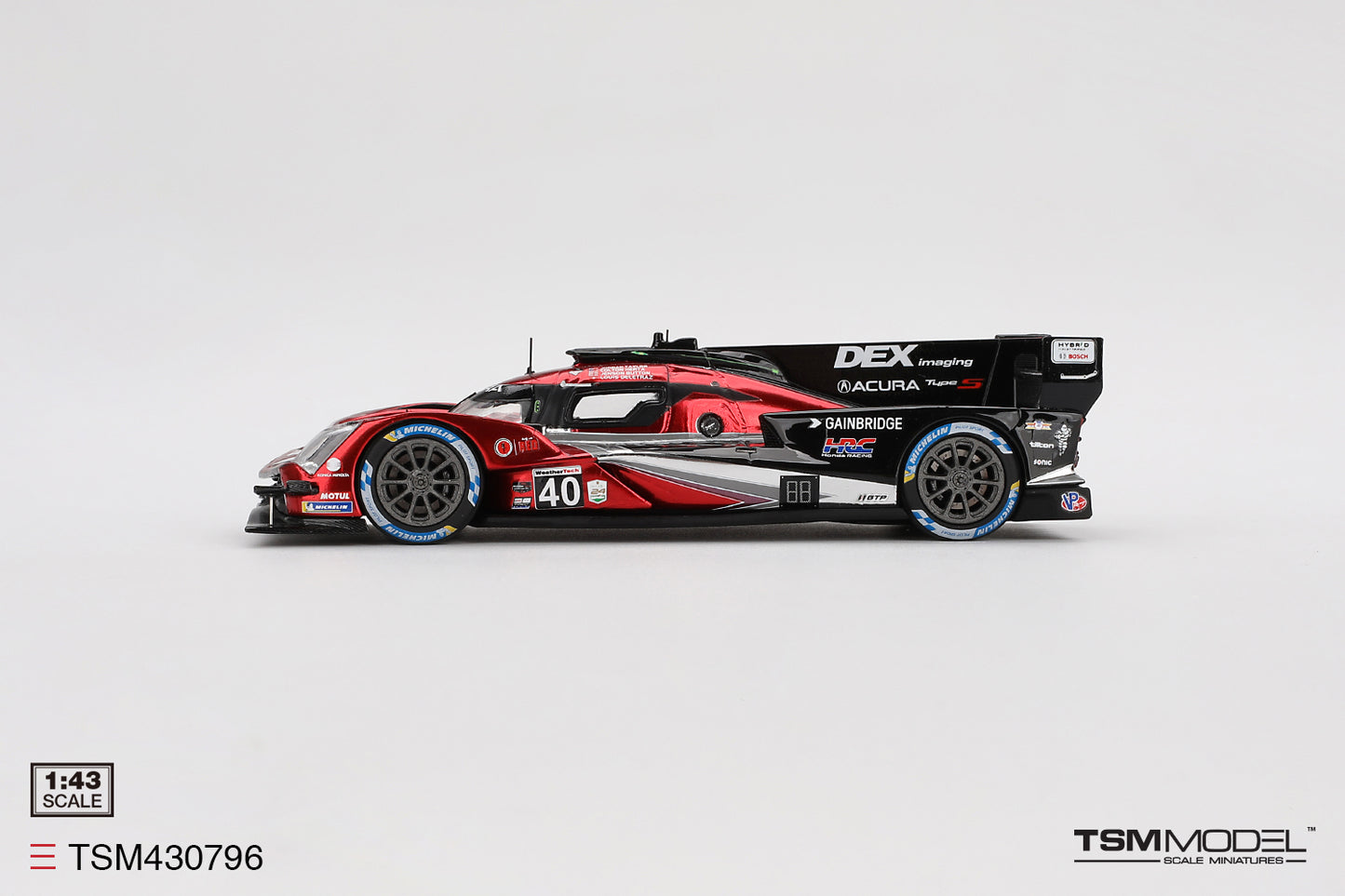 [ Back-order ] TSM TSM430796 1:43 Acura ARX-06 GTP IMSA Daytona 2024 #40 Wayne Taylor Racing with Andretti model car