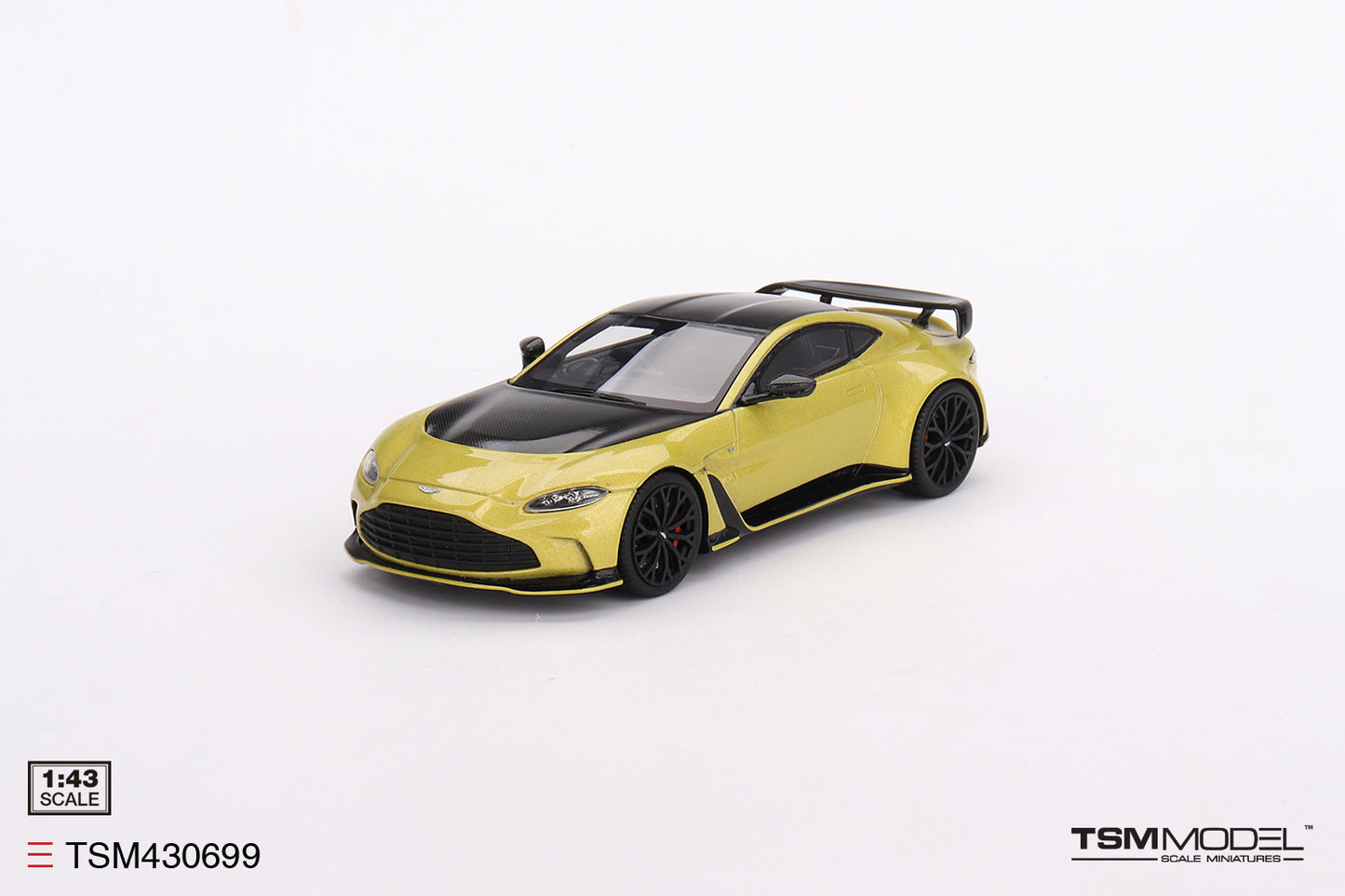 [ Back-order ] TSM TSM430699 1:43 Aston Martin V12 Vantage Cosmopolitan Yellow model car