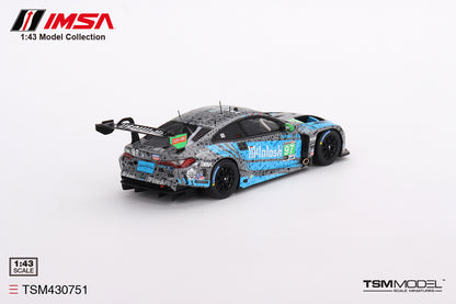 [ Back-order ] TSM TSM430751 1:43 BMW M4 GT3 IMSA Laguna Seca GTD 2023 #97 Turner Motorsport model car