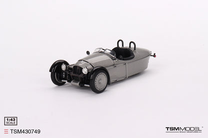 [ Back-order ] TSM TSM430749 1:43 Morgan Super 3 Rhodium Silver model car
