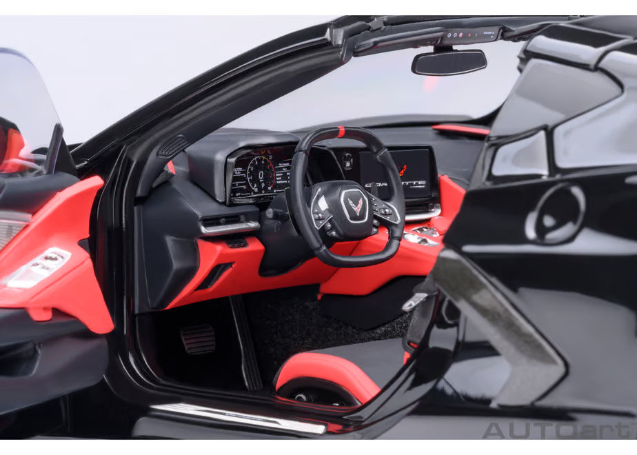 [ Back-order ] AUTOart 71280 1:18 Chevrolet Corvette Coupe C8 Stingray Z51 Black model car