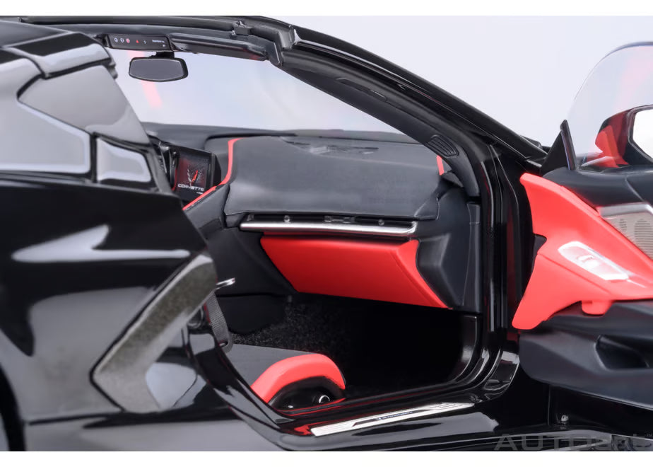 [ Back-order ] AUTOart 71280 1:18 Chevrolet Corvette Coupe C8 Stingray Z51 Black model car