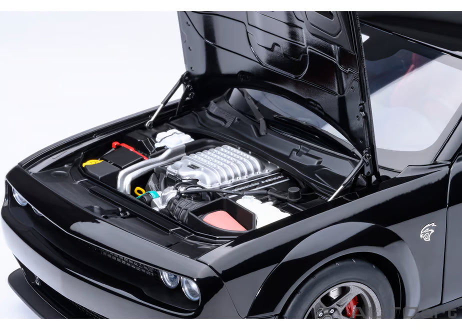 [ Back-order ] AUTOart 71765 1:18 Dodge Challenger SRT Superstock 23 Black model car