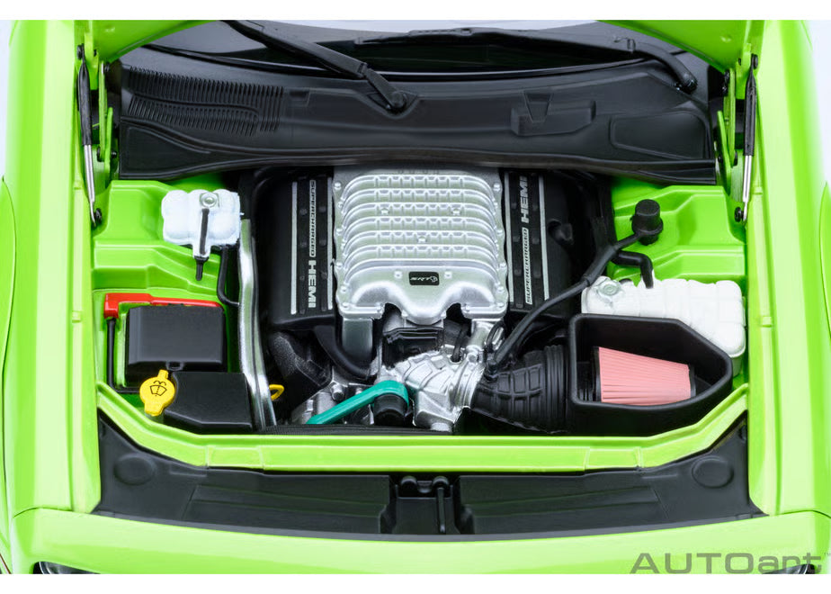 [ Back-order ] AUTOart 71769 1:18 Dodge Challenger SRT Super Stock 23 Metallic Lime Green model car
