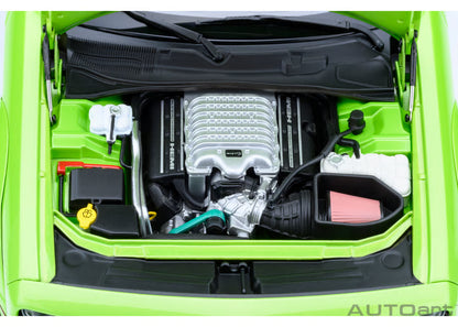 [ Back-order ] AUTOart 71769 1:18 Dodge Challenger SRT Super Stock 23 Metallic Lime Green model car