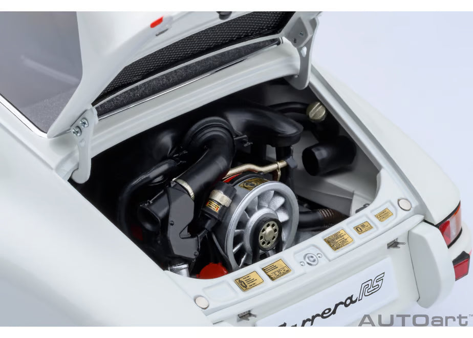 [ Back-order ] AUTOart 78030 1:18 Porsche 911 Carrera 2.7 RS Grand Prix White Red Stripe model car