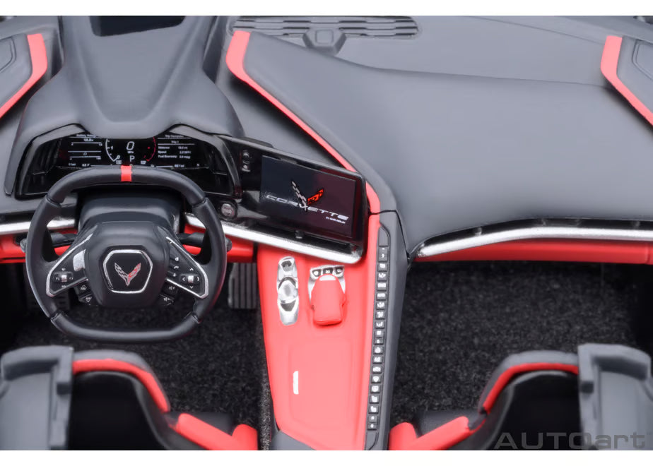 [ Back-order ] AUTOart 71280 1:18 Chevrolet Corvette Coupe C8 Stingray Z51 Black model car