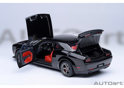 [ Back-order ] AUTOart 71765 1:18 Dodge Challenger SRT Superstock 23 Black model car