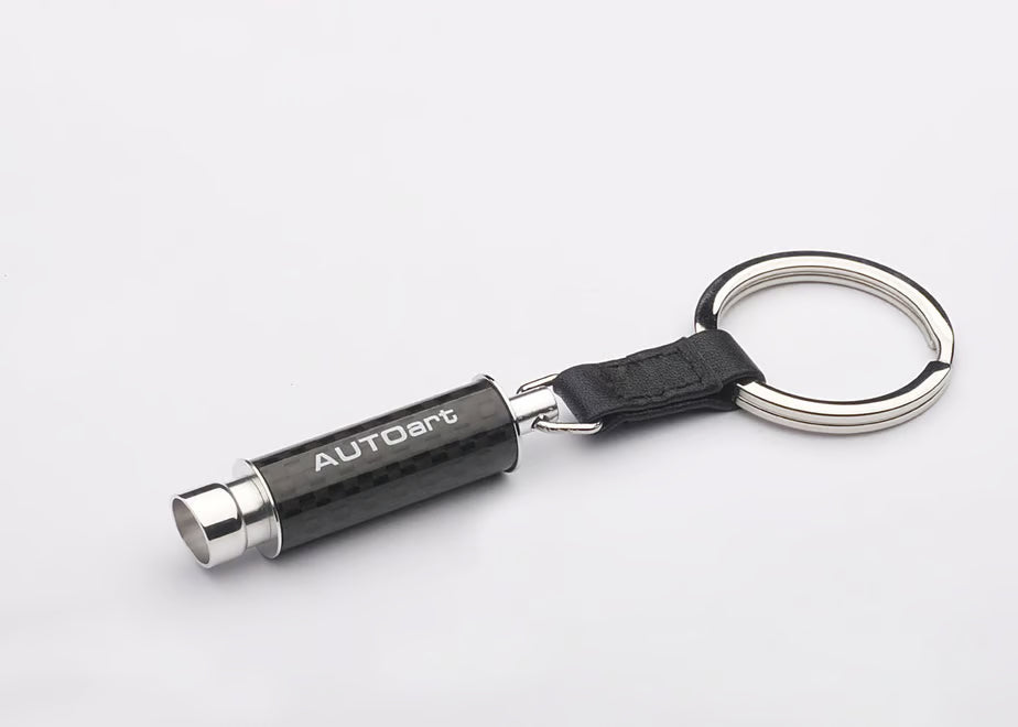 [ Back-order ] AUTOart 40839 Carbon Exhaust Flashlight Key Chain