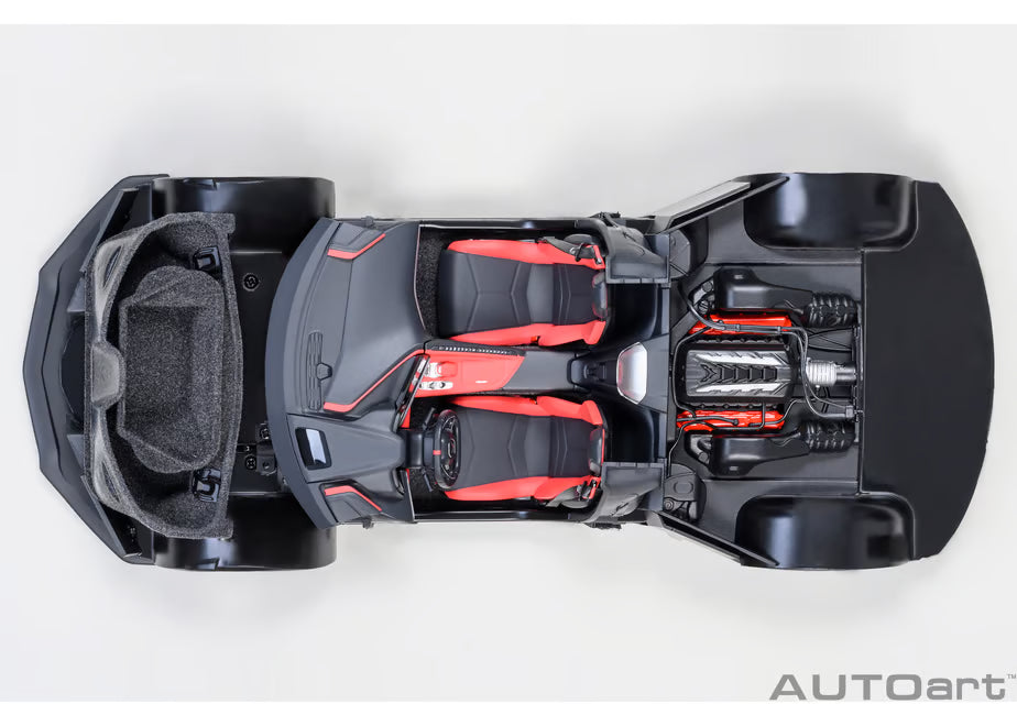 [ Back-order ] AUTOart 71280 1:18 Chevrolet Corvette Coupe C8 Stingray Z51 Black model car