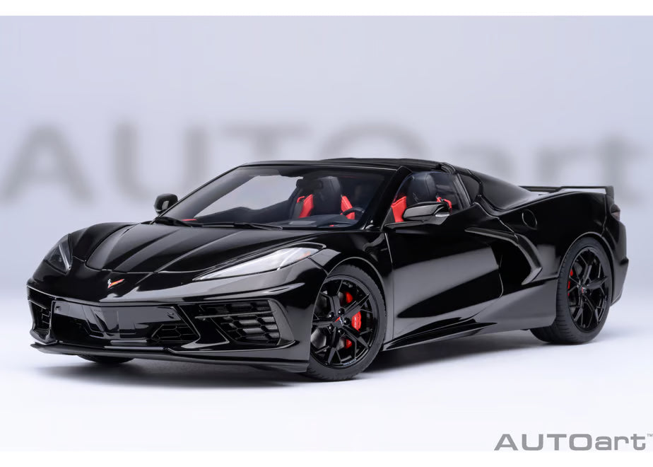 [ Back-order ] AUTOart 71280 1:18 Chevrolet Corvette Coupe C8 Stingray Z51 Black model car