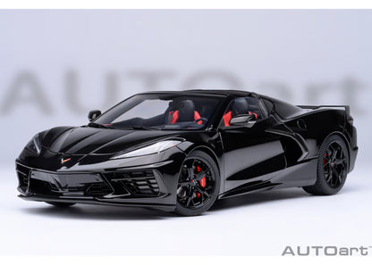 [ Back-order ] AUTOart 71280 1:18 Chevrolet Corvette Coupe C8 Stingray Z51 Black model car