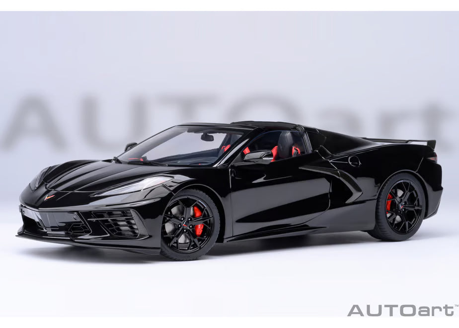 [ Back-order ] AUTOart 71280 1:18 Chevrolet Corvette Coupe C8 Stingray Z51 Black model car