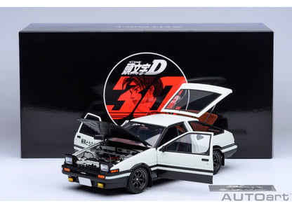 [ Back-order ] AUTOart 78787 1:18 Toyota Sprinter Trueno AE86 "Initial D" Project D Final ver. 30th Anniversary model car