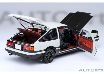 [ Back-order ] AUTOart 78787 1:18 Toyota Sprinter Trueno AE86 "Initial D" Project D Final ver. 30th Anniversary model car