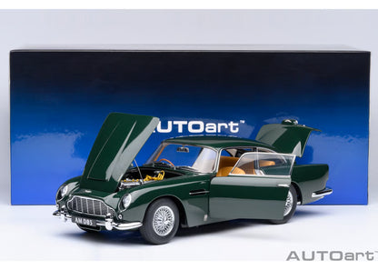 [ Back-order ] AUTOart 70286 1:18 Aston Martin DB5 Dark Green model car