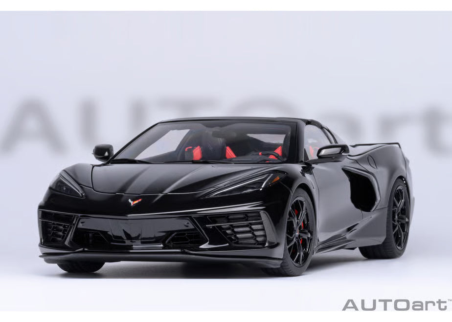 [ Back-order ] AUTOart 71280 1:18 Chevrolet Corvette Coupe C8 Stingray Z51 Black model car