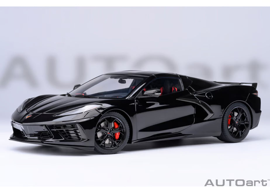 [ Back-order ] AUTOart 71280 1:18 Chevrolet Corvette Coupe C8 Stingray Z51 Black model car