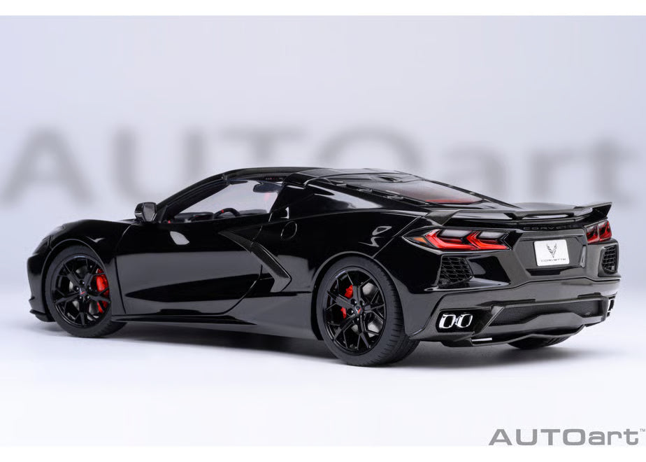 [ Back-order ] AUTOart 71280 1:18 Chevrolet Corvette Coupe C8 Stingray Z51 Black model car