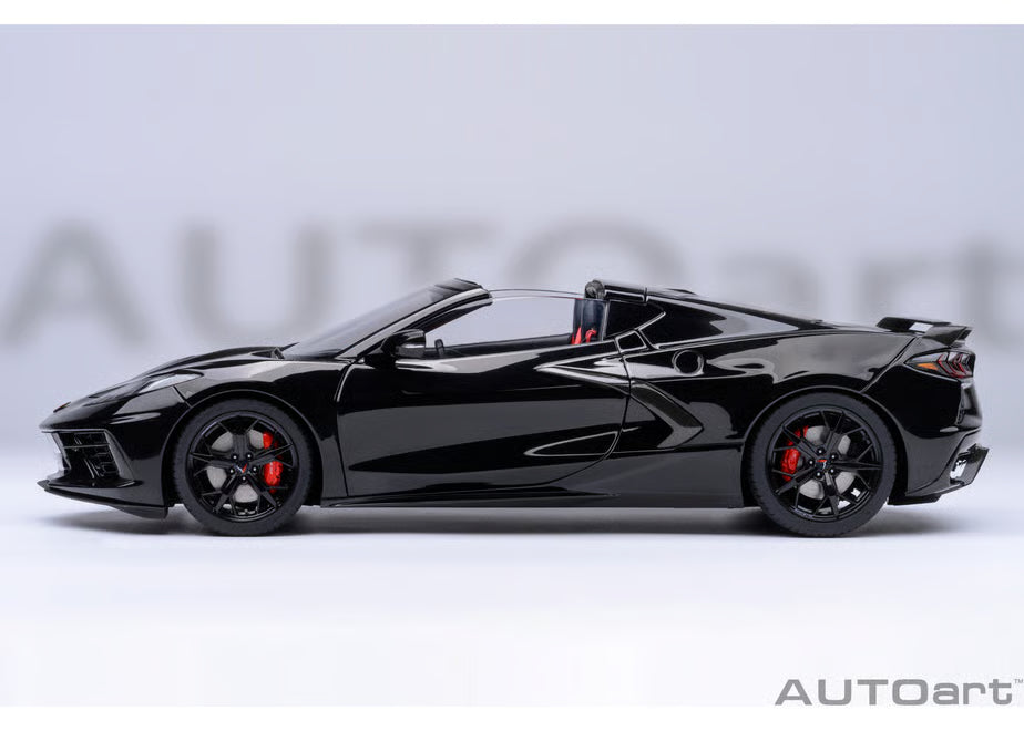 [ Back-order ] AUTOart 71280 1:18 Chevrolet Corvette Coupe C8 Stingray Z51 Black model car