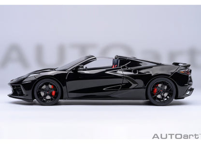 [ Back-order ] AUTOart 71280 1:18 Chevrolet Corvette Coupe C8 Stingray Z51 Black model car