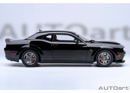 [ Back-order ] AUTOart 71765 1:18 Dodge Challenger SRT Superstock 23 Black model car