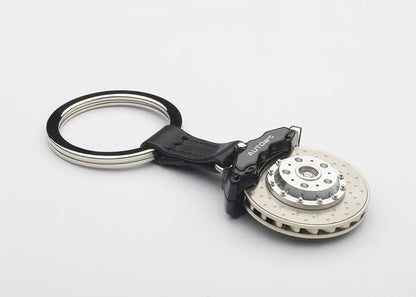 [ Back-order ] AUTOart 40093 Brake Disc Key Chain 6-POT Black Caliper