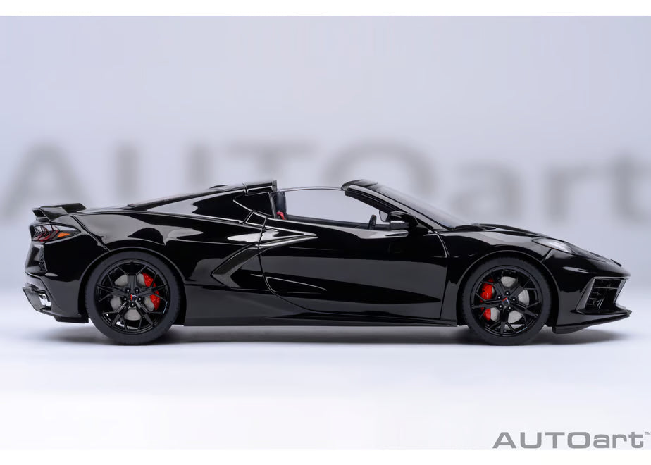 [ Back-order ] AUTOart 71280 1:18 Chevrolet Corvette Coupe C8 Stingray Z51 Black model car