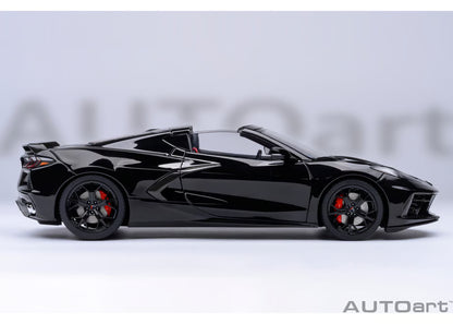 [ Back-order ] AUTOart 71280 1:18 Chevrolet Corvette Coupe C8 Stingray Z51 Black model car