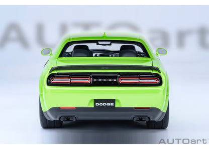 [ Back-order ] AUTOart 71769 1:18 Dodge Challenger SRT Super Stock 23 Metallic Lime Green model car