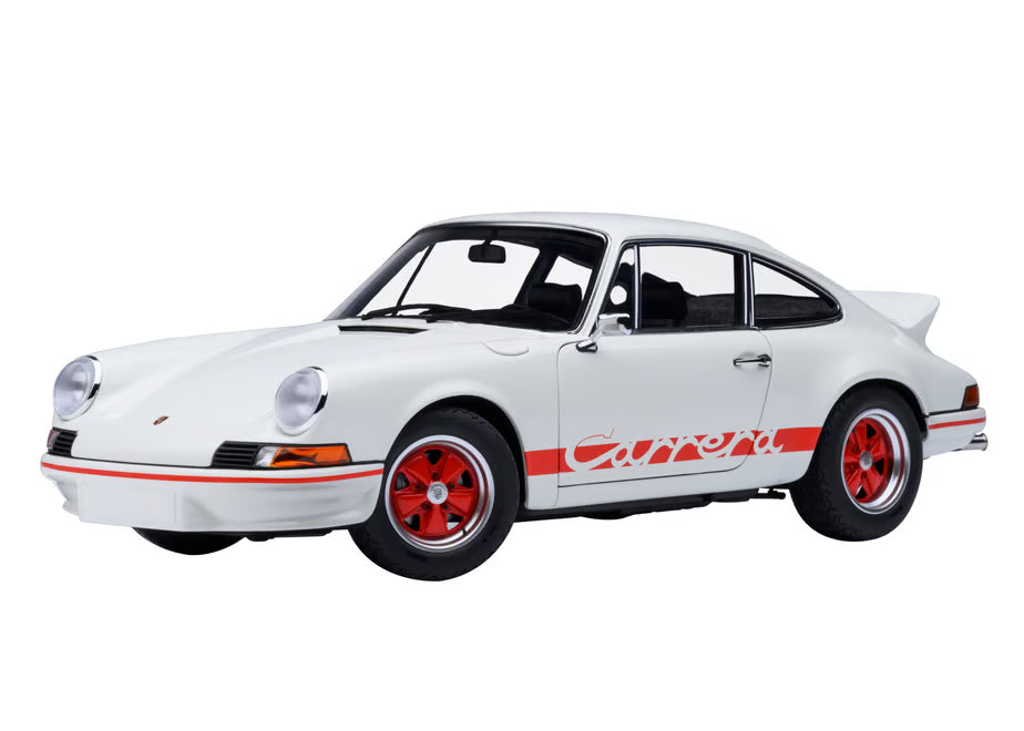 [ Back-order ] AUTOart 78030 1:18 Porsche 911 Carrera 2.7 RS Grand Prix White Red Stripe model car