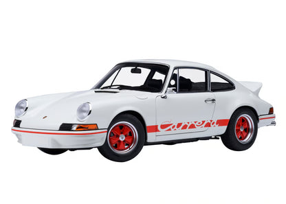 [ Back-order ] AUTOart 78030 1:18 Porsche 911 Carrera 2.7 RS Grand Prix White Red Stripe model car