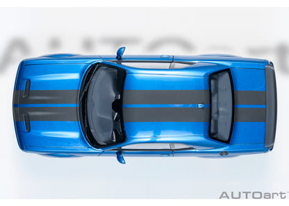 [ Back-order ] AUTOart 71767 1:18 Dodge Challenger SRT Superstock 23 Pearl Blue Carbon Black Stripe model car