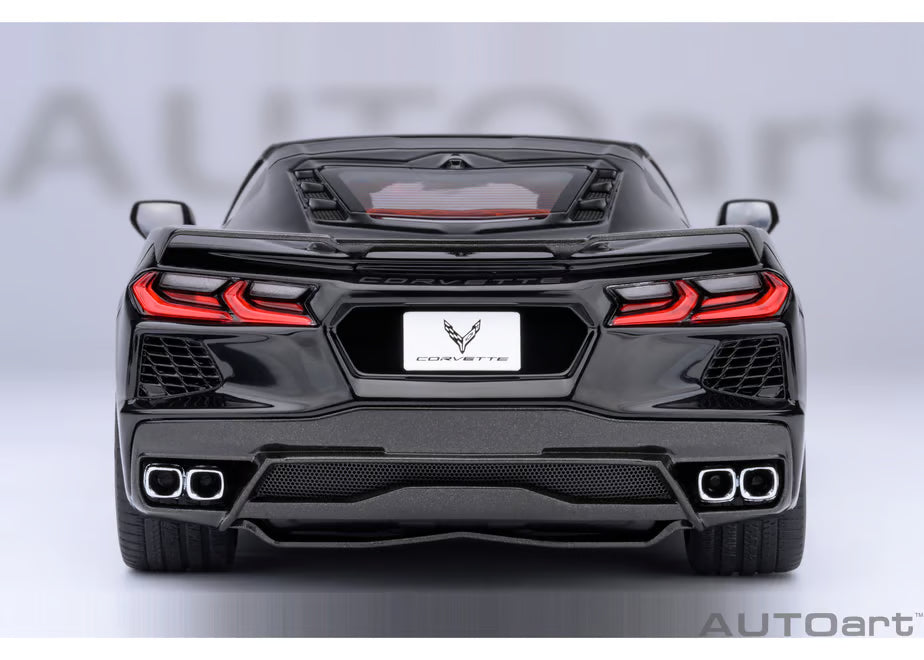 [ Back-order ] AUTOart 71280 1:18 Chevrolet Corvette Coupe C8 Stingray Z51 Black model car