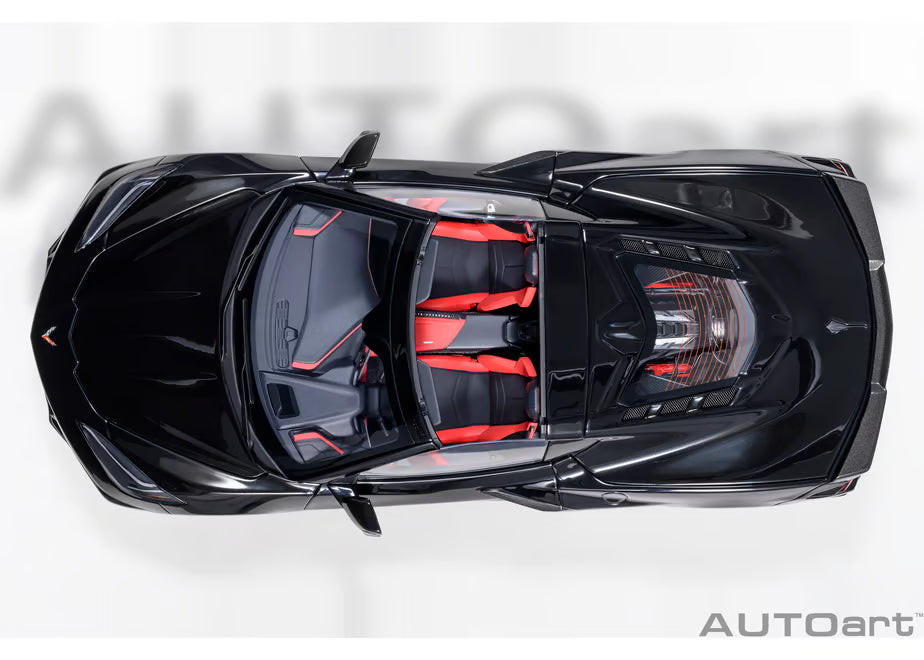 [ Back-order ] AUTOart 71280 1:18 Chevrolet Corvette Coupe C8 Stingray Z51 Black model car