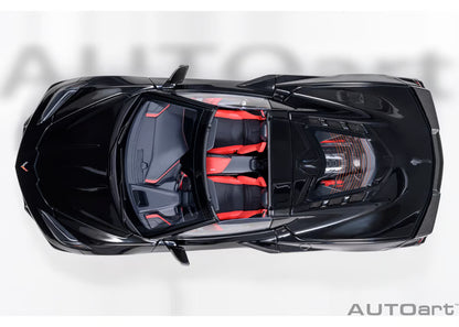 [ Back-order ] AUTOart 71280 1:18 Chevrolet Corvette Coupe C8 Stingray Z51 Black model car